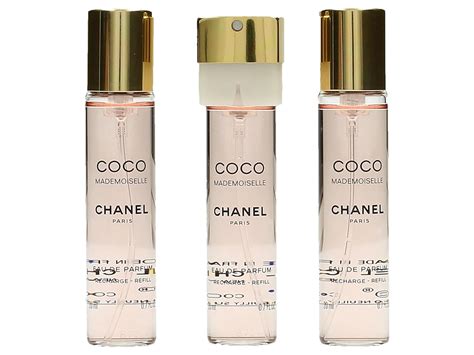 coco chanel mademoiselle twist and spray eau de parfum refill|chanel coco mademoiselle twist refill.